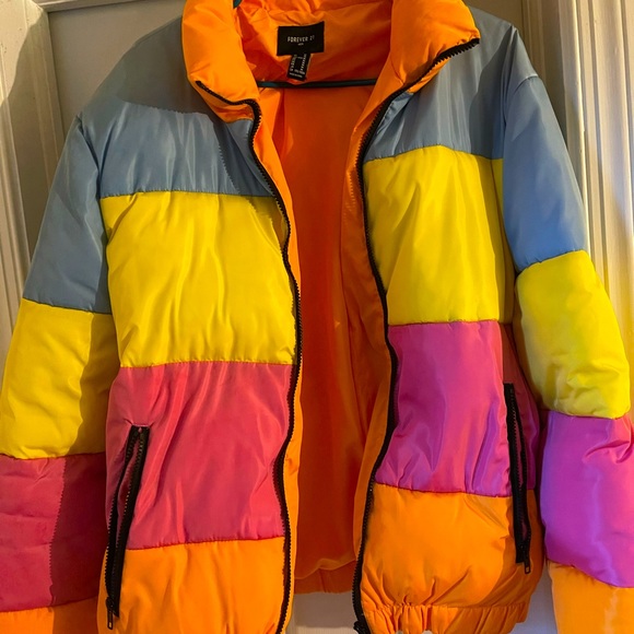 Forever 21 Other - Multicolored bomber jacket. From Forever 21.